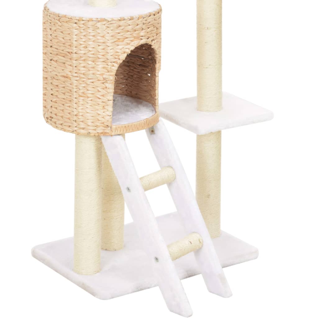 NNEVL Cat Tree with Sisal Scratching Post Seagrass-4