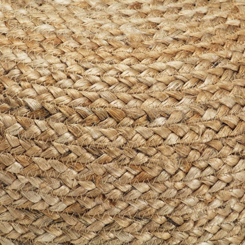 NNEVL Handmade Pouffe 45x30 cm Jute-1