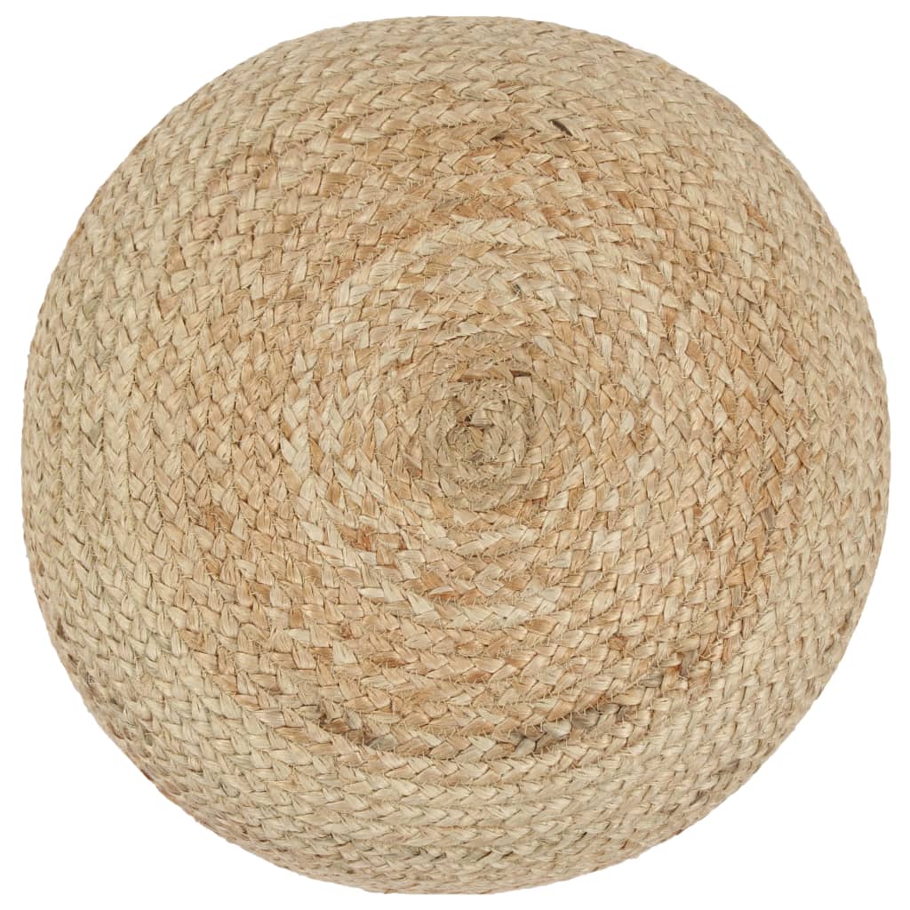 NNEVL Handmade Pouffe 45x30 cm Jute-2