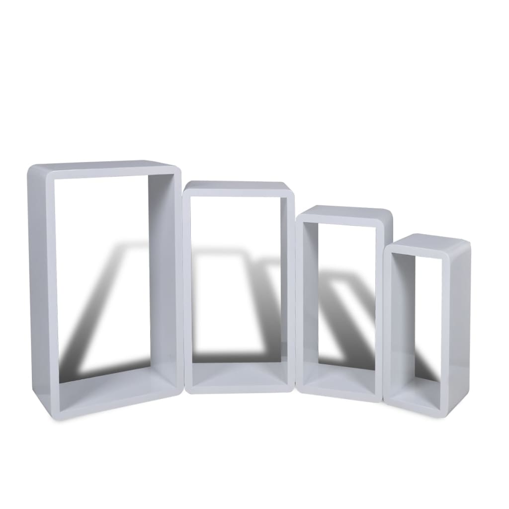 NNEVL Wall Cube Shelves 8 pcs White-3