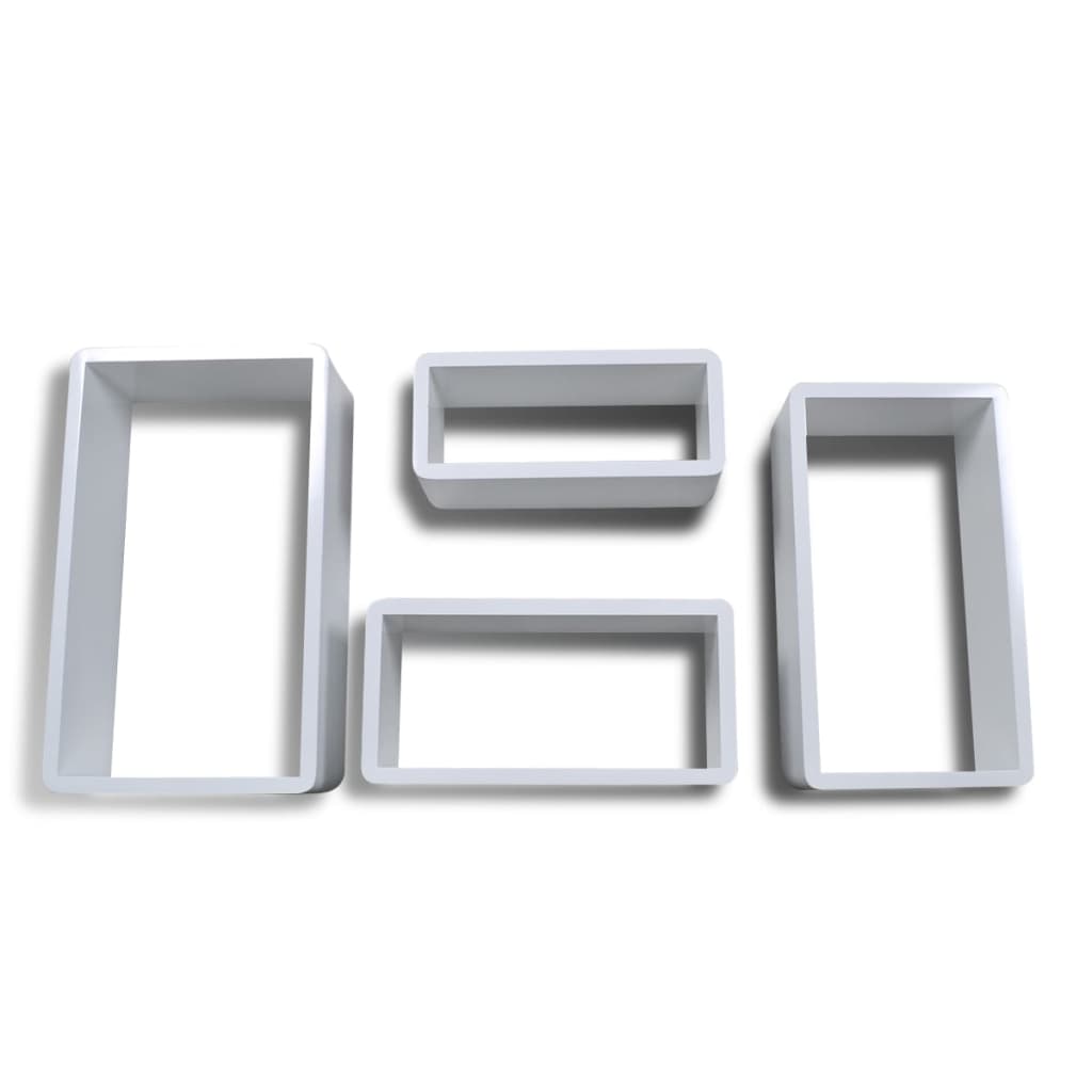NNEVL Wall Cube Shelves 8 pcs White-4