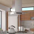 NNEVL Island Mount Range Hood with LCD Display-0
