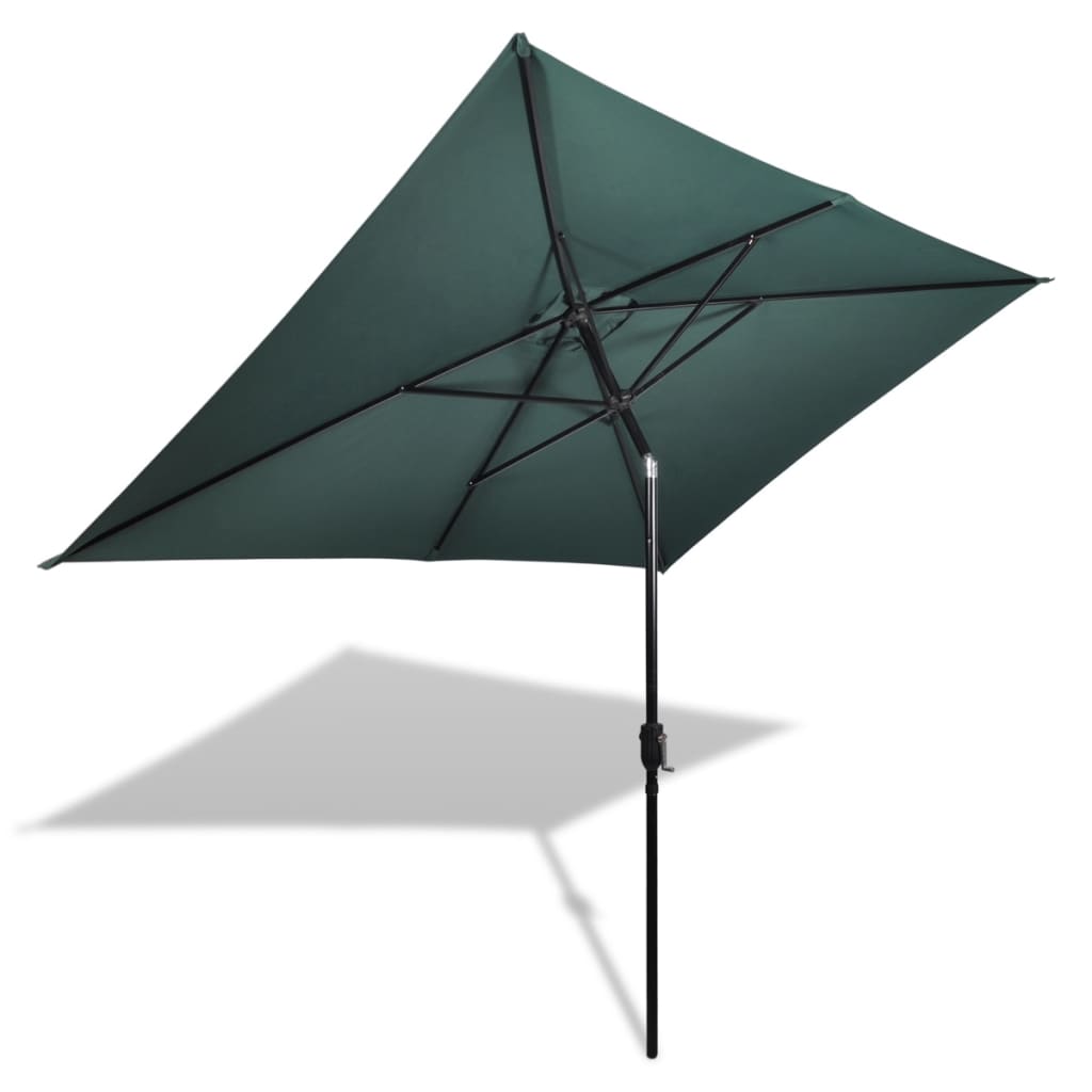 NNEVL Parasol 200 x 300 cm Green Rectangular-0