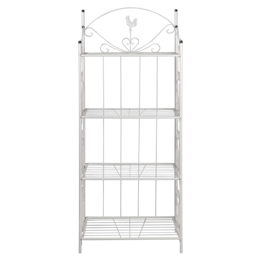NNEVL Plant Rack Square White-1