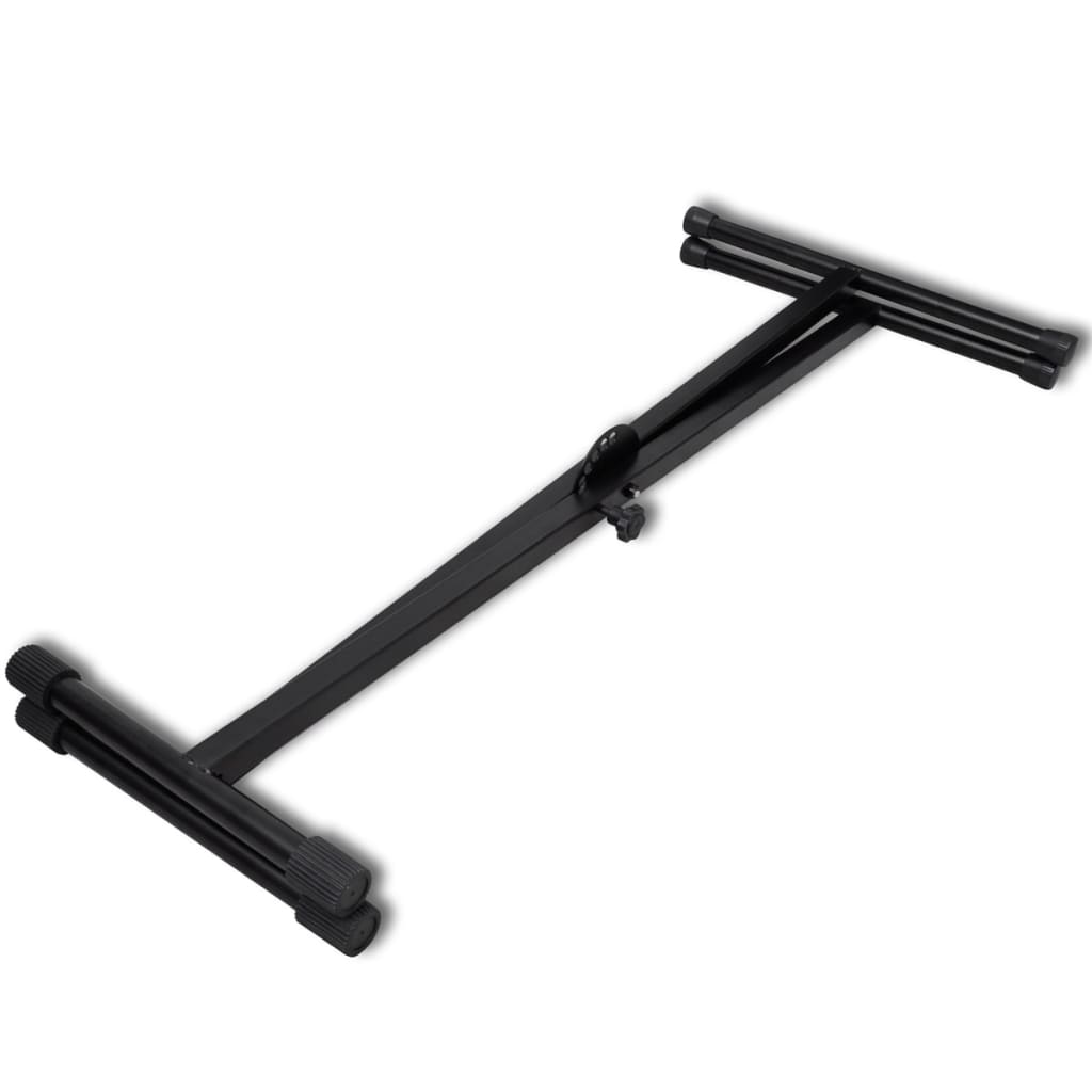 NNEVL Adjustable Keyboard Stand and Stool Set-4