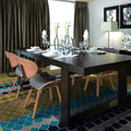 NNEVL Dining Chairs 4 pcs Bent Wood and Faux Leather-0