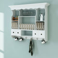 NNEVL Wooden Kitchen Wall Cabinet White-0