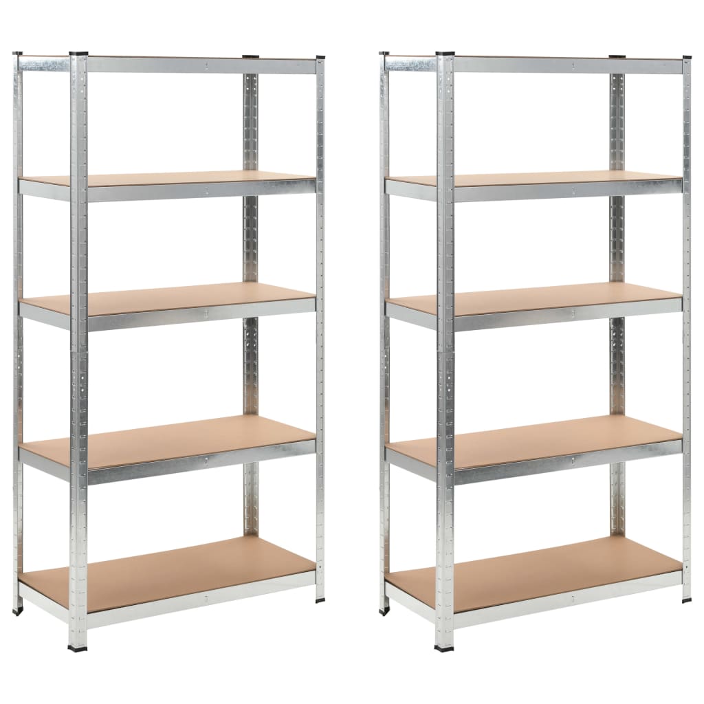 NNEVL Storage Shelf Silver 2 pcs-0