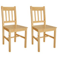 NNEVL Dining Chairs 2 pcs Pinewood-0