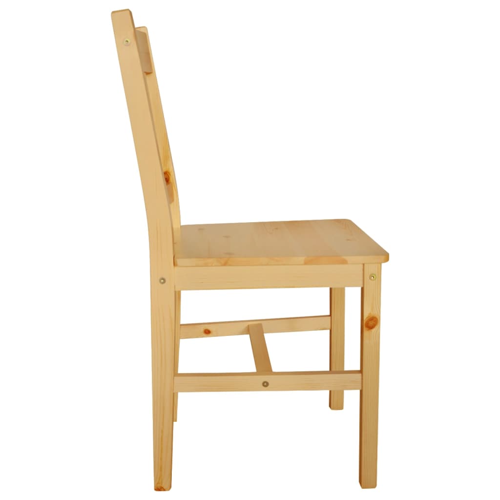 NNEVL Dining Chairs 2 pcs Pinewood-2