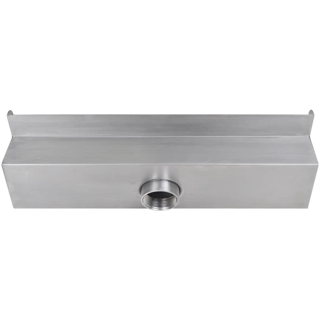 NNEVL Rectangular Waterfall Pool Fountain Stainless Steel 45 cm-2