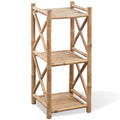 NNEVL 3-Tier Square Bamboo Shelf-0