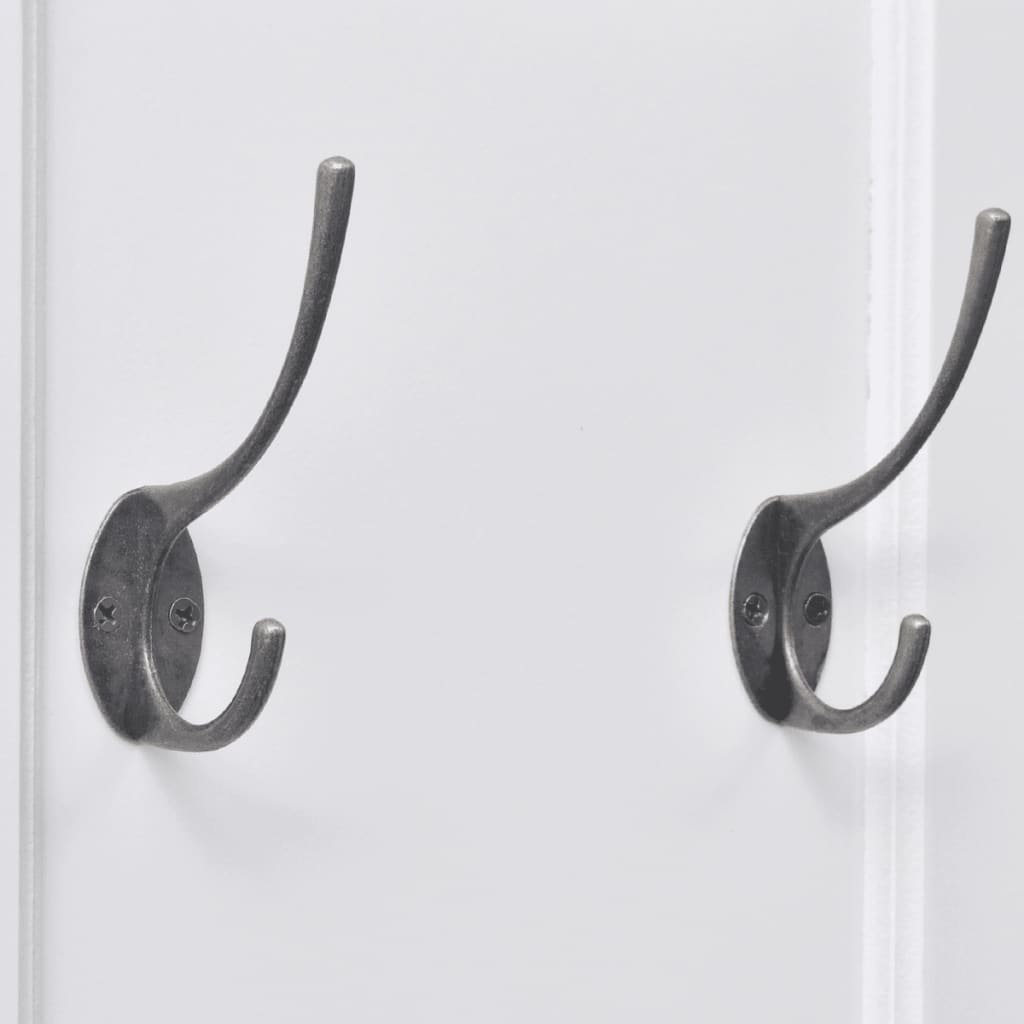 NNEVL Coat Racks 2 pcs White-2