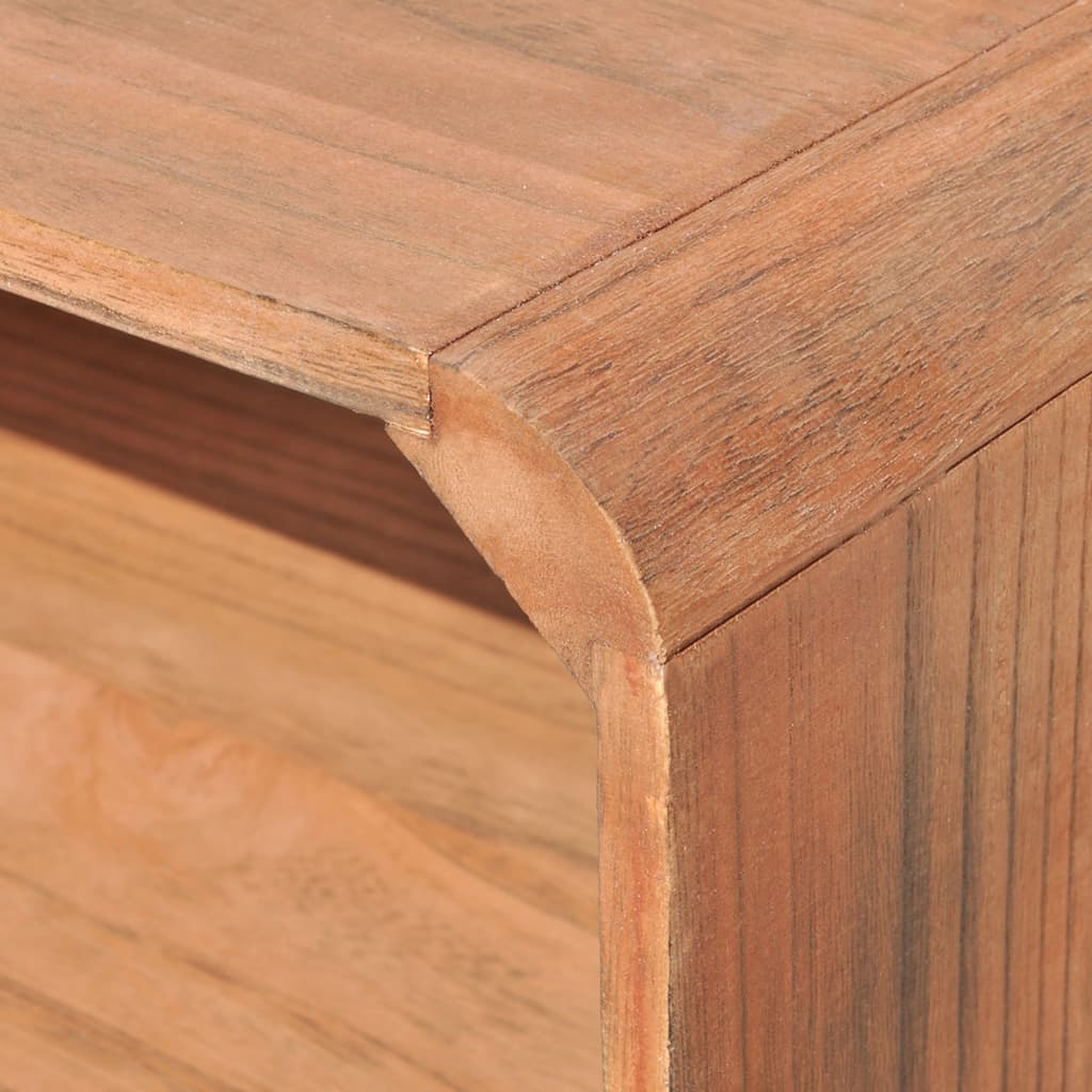NNEVL Coffee Table 90x55.5x38.5 cm Solid Paulownia Wood Brown-3