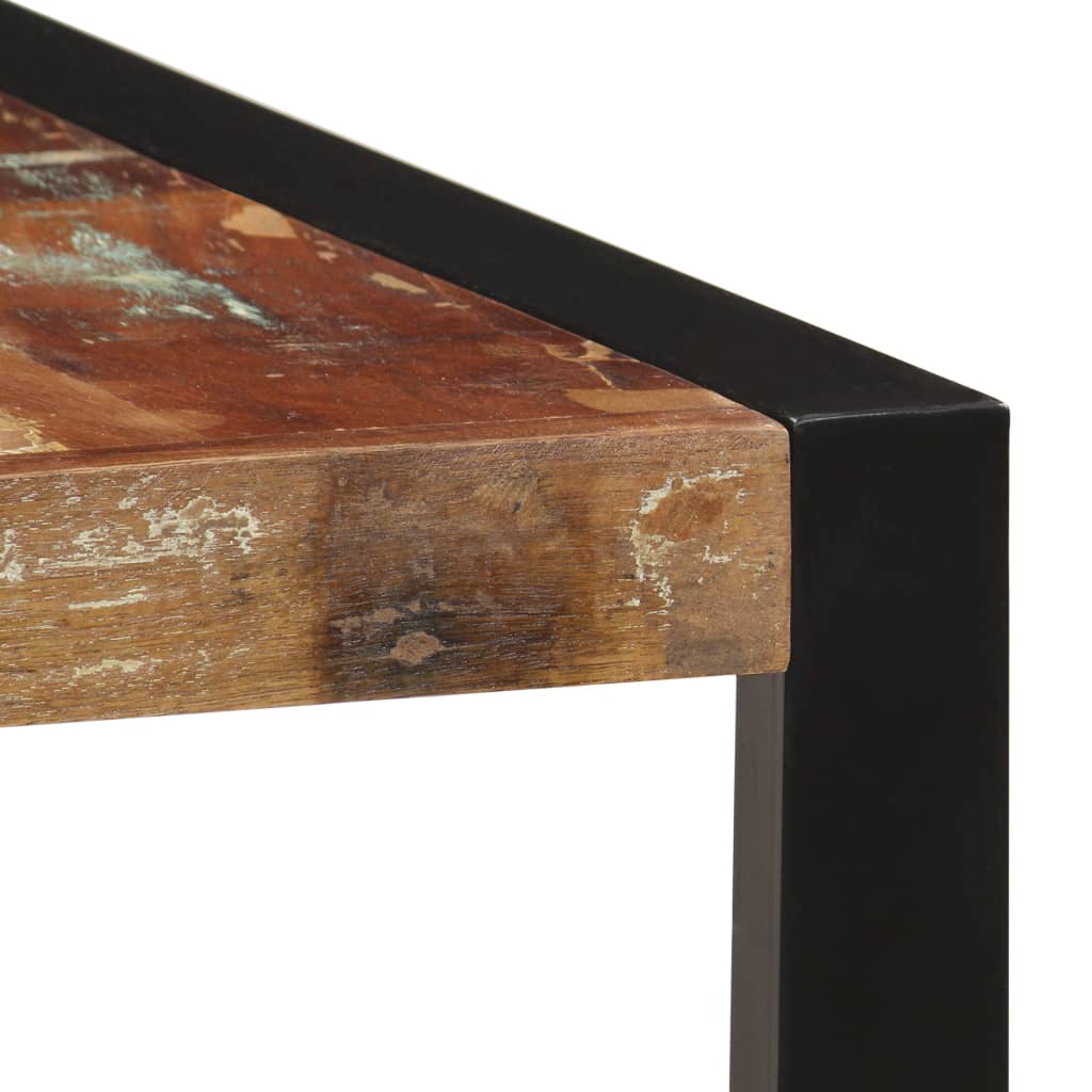 NNEVL Dining Table 160x80x75 cm Solid Reclaimed Wood-4