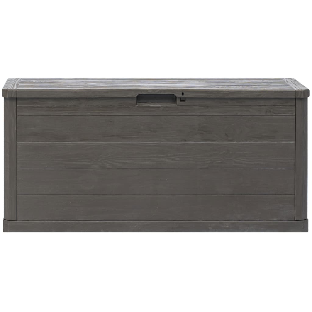 NNEVL Garden Storage Box Brown 120x50x60 cm Poly Rattan-1