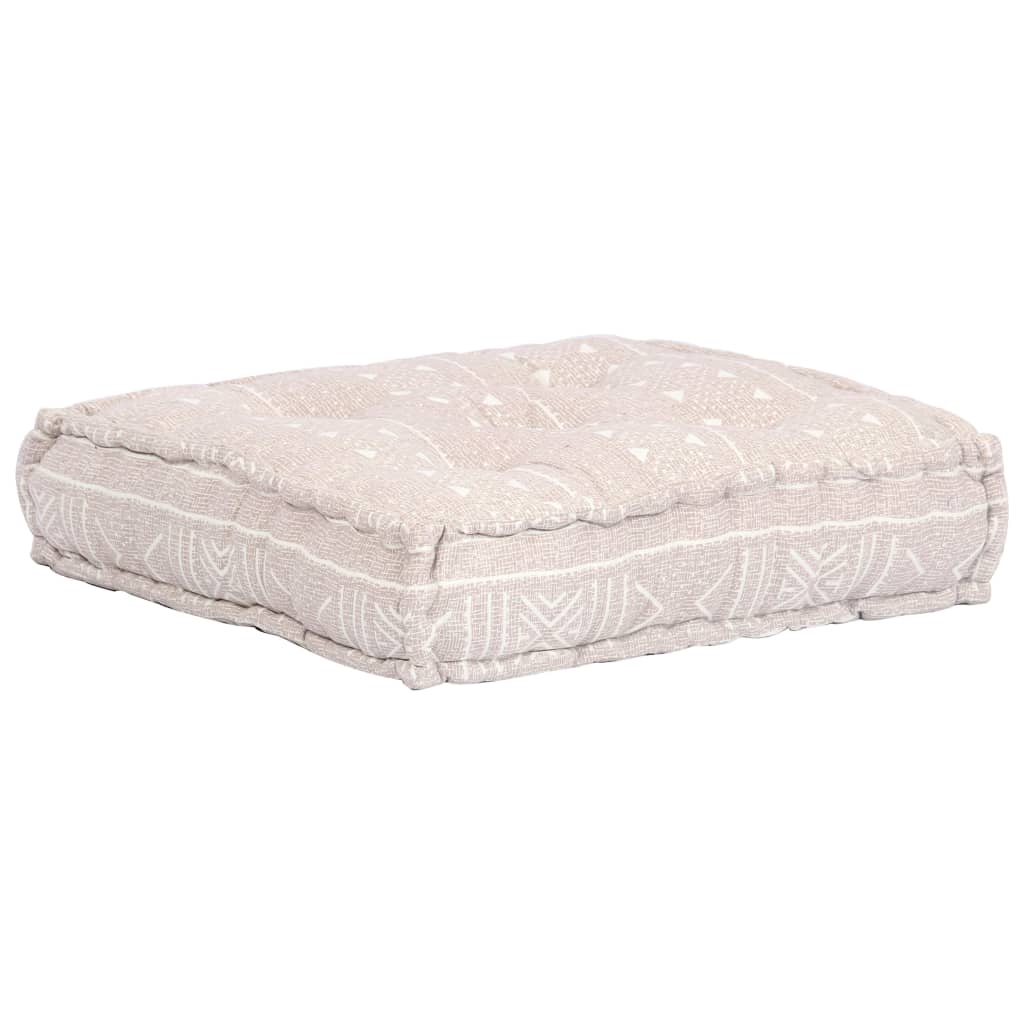 NNEVL Single Modular Pouffe Beige Fabric-4
