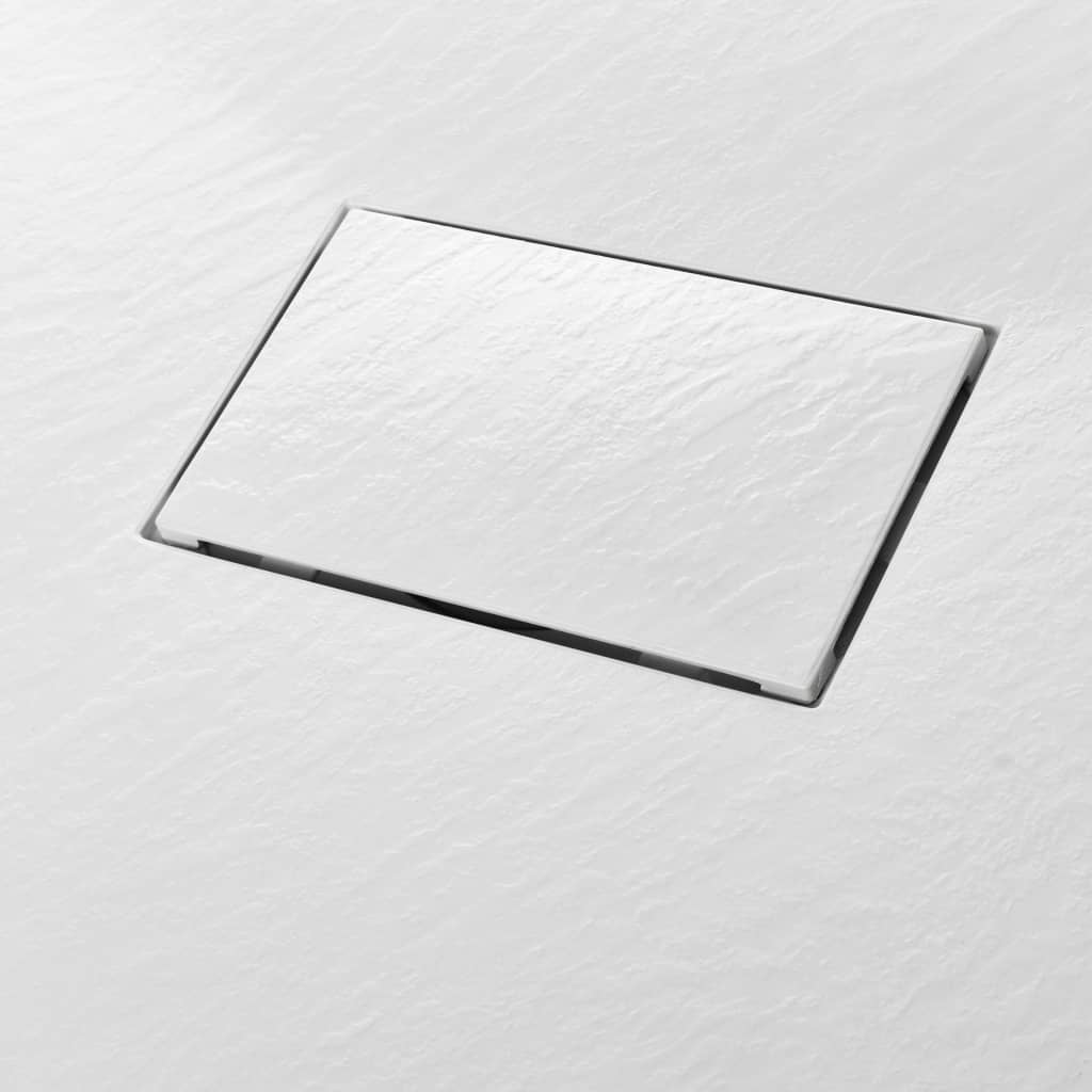 NNEVL Shower Base Tray SMC White 90x80 cm-4