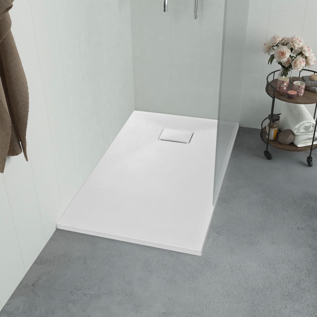 NNEVL Shower Base Tray SMC White 90x80 cm-0