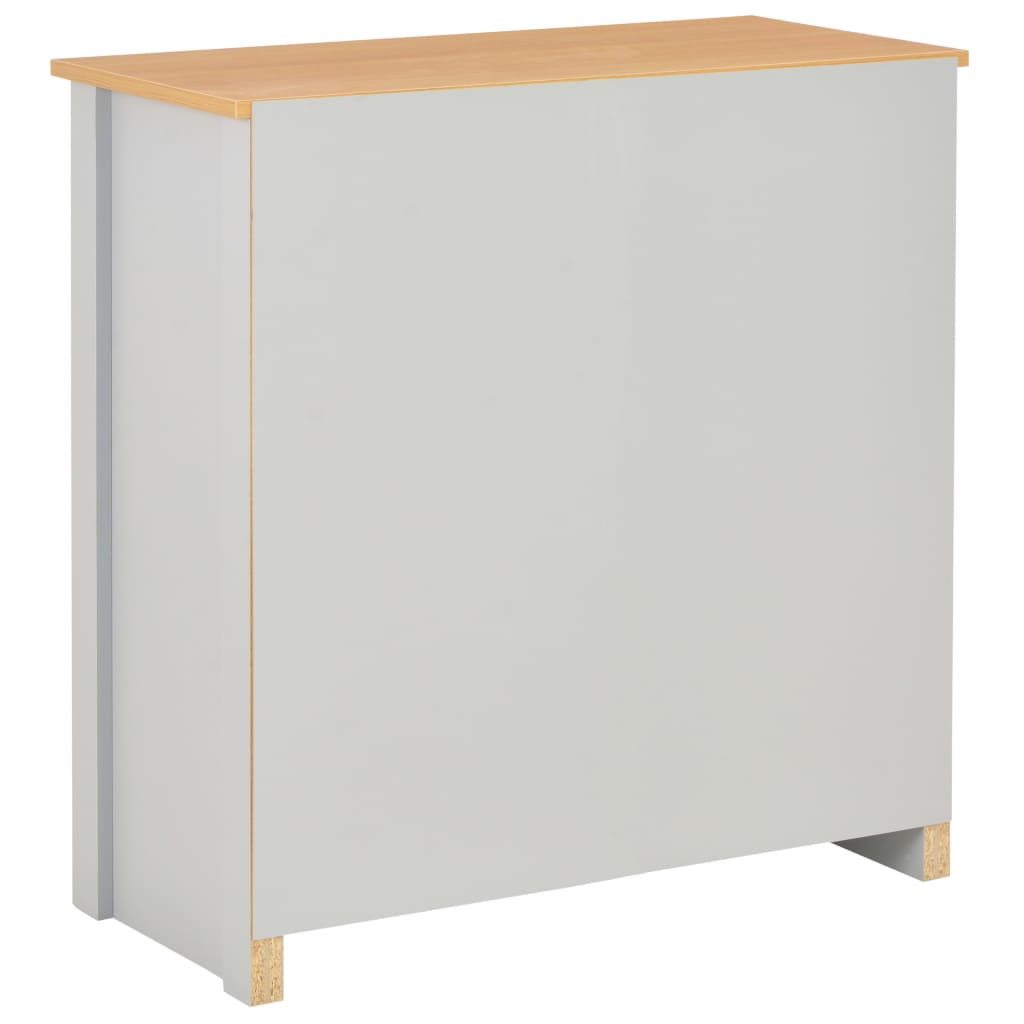 NNEVL Sideboard Grey 79x35x81 cm-3