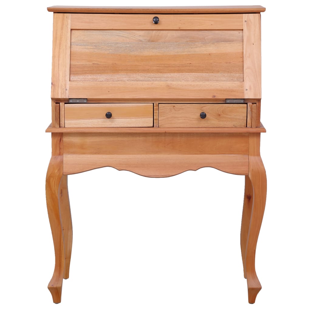 NNEVL Secretary Desk 78x42x103 cm Solid Mahogany Wood-1