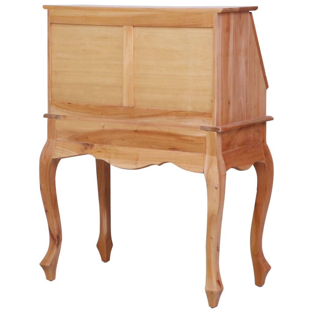 NNEVL Secretary Desk 78x42x103 cm Solid Mahogany Wood-3
