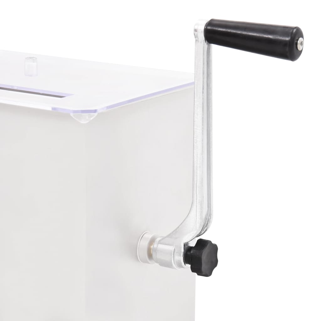 NNEVL Manual Meat Mixer with Lid Silver Stainless Steel-4