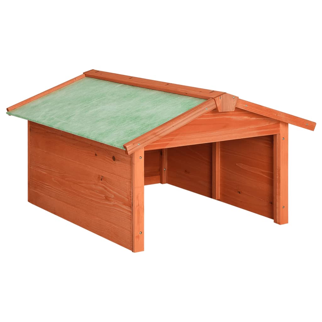 NNEVL Robotic Lawn Mower Garage 72x87x50 cm Solid Firwood-1