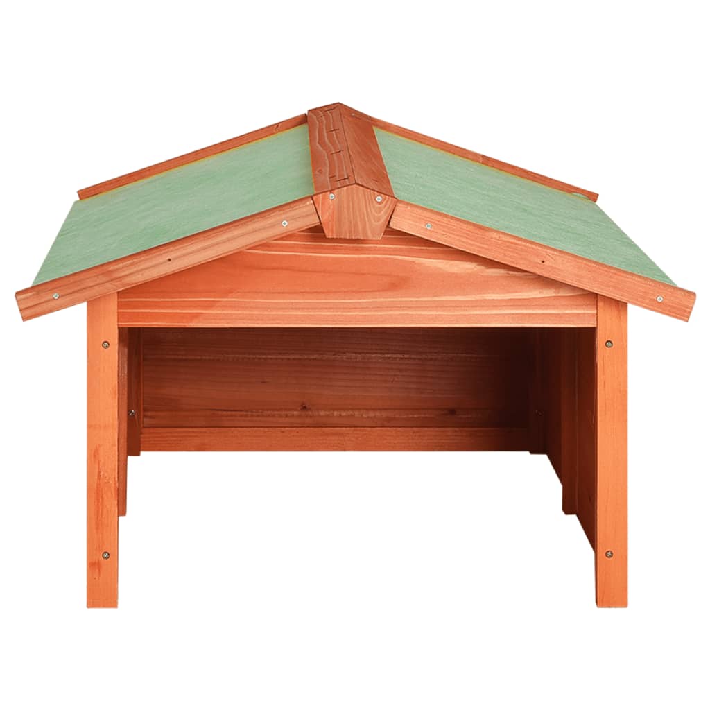 NNEVL Robotic Lawn Mower Garage 72x87x50 cm Solid Firwood-3