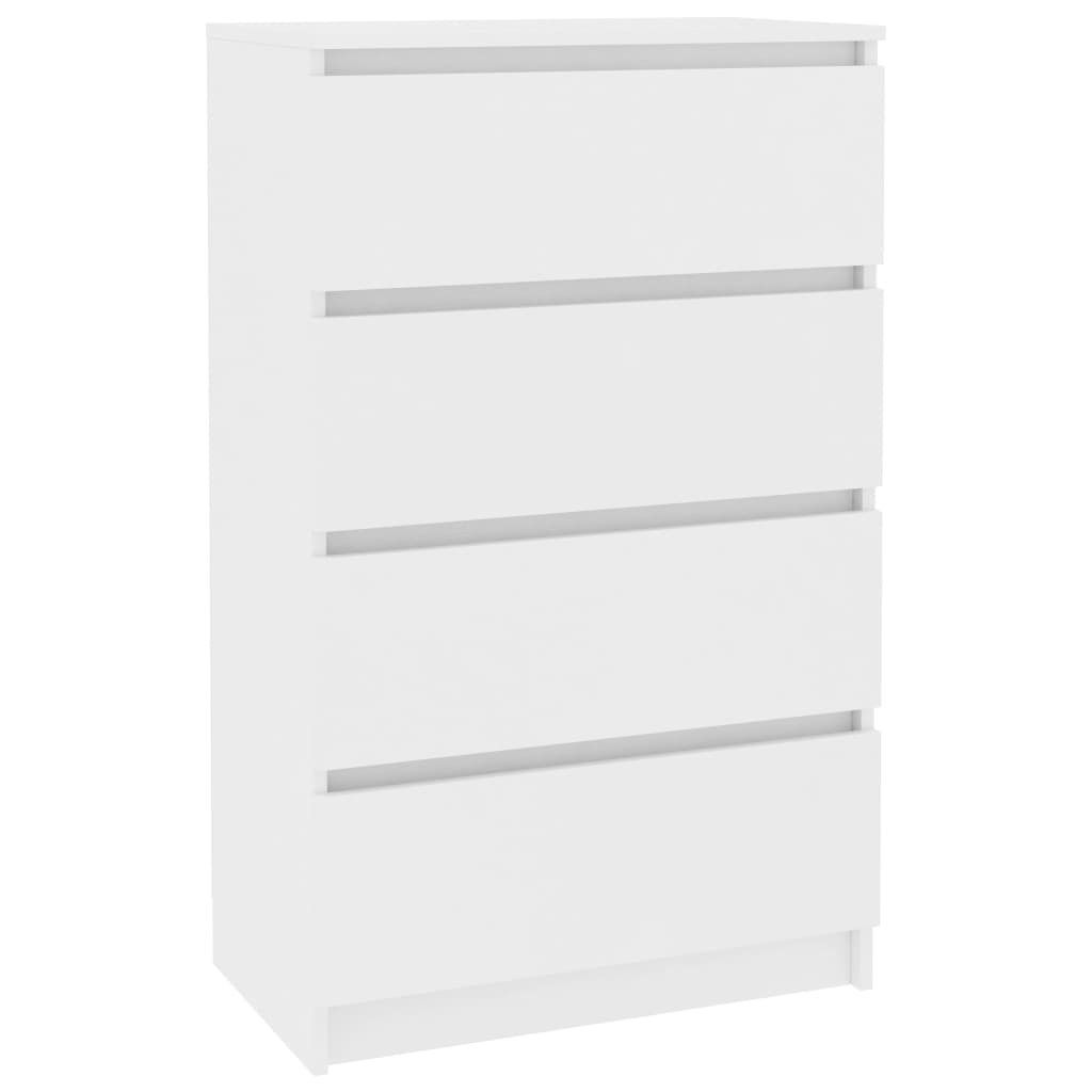 NNEVL Sideboard White 60x35x98.5 cm Engineered Wood-1