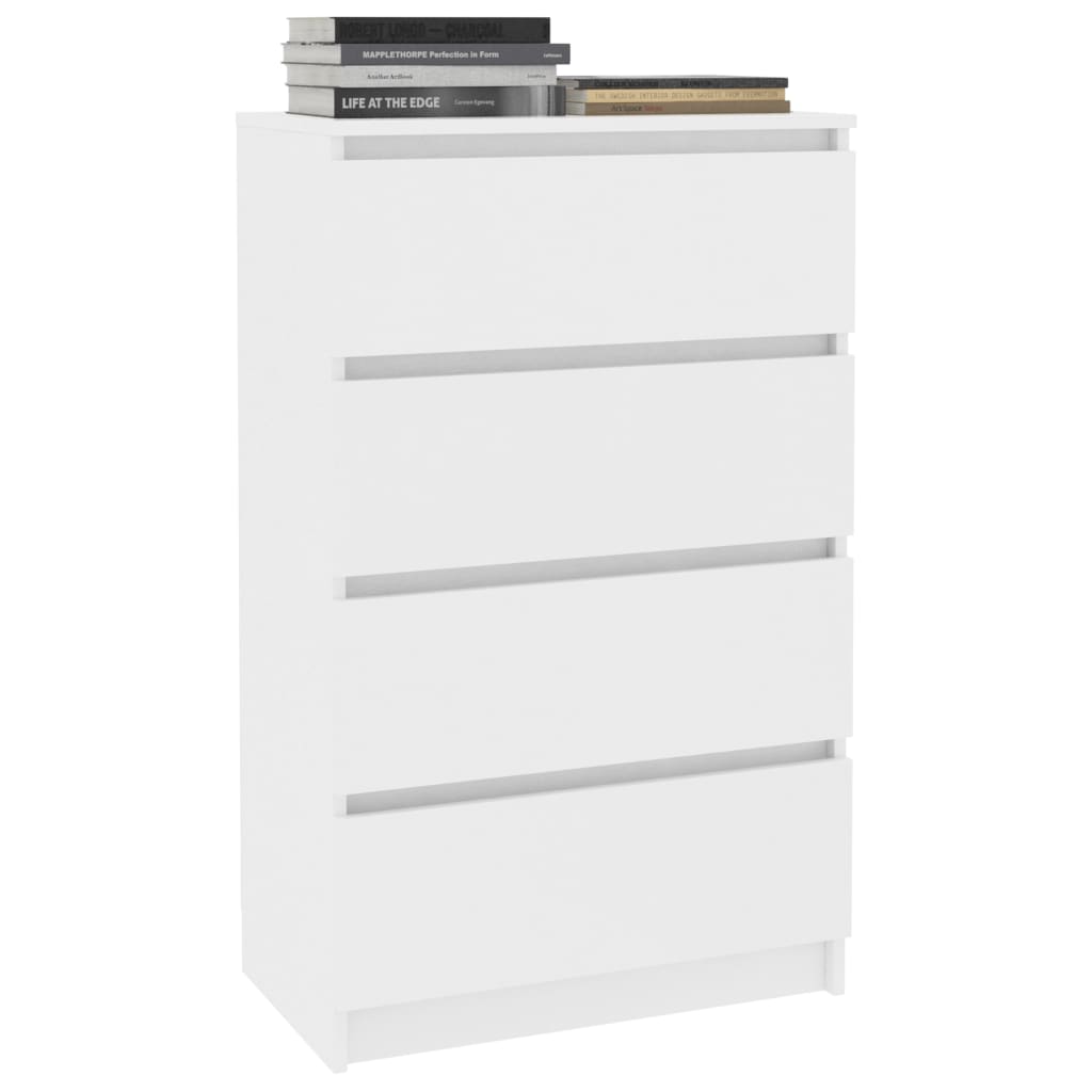 NNEVL Sideboard White 60x35x98.5 cm Engineered Wood-2