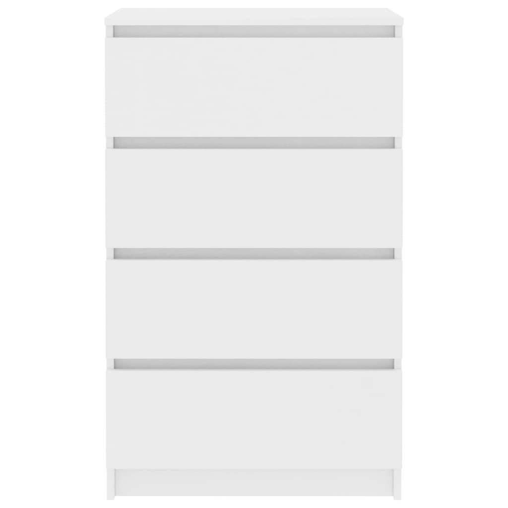 NNEVL Sideboard White 60x35x98.5 cm Engineered Wood-3