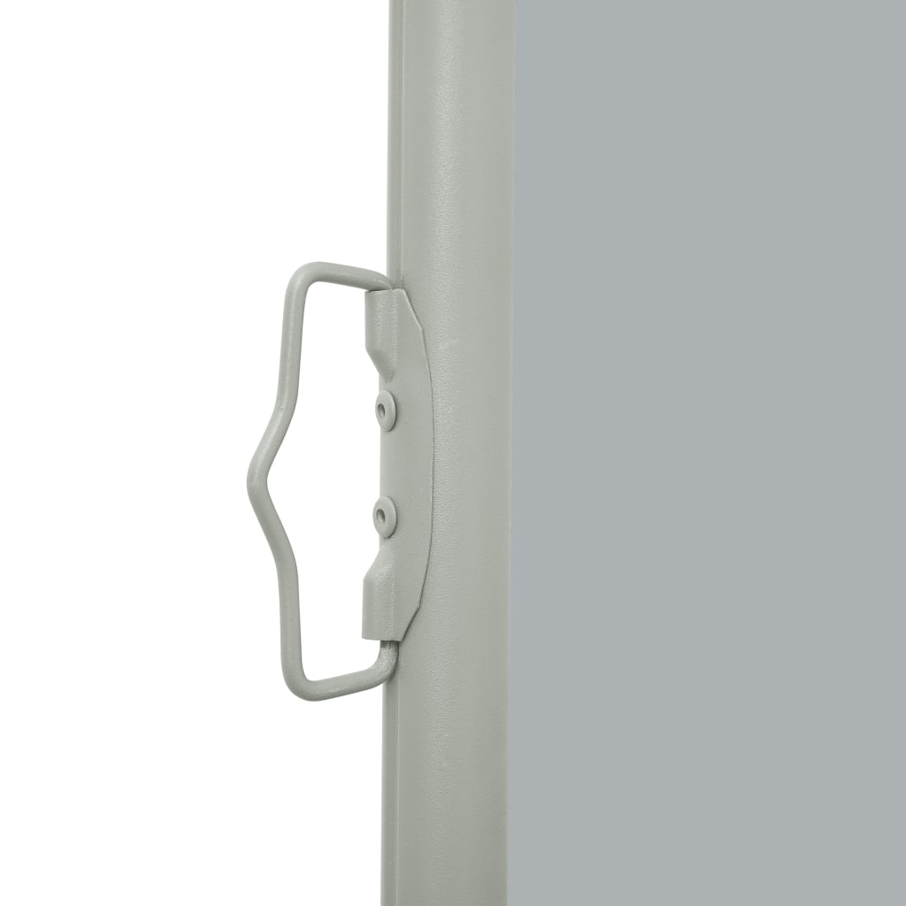 NNEVL Patio Retractable Side Awning 100x500 cm Grey-2