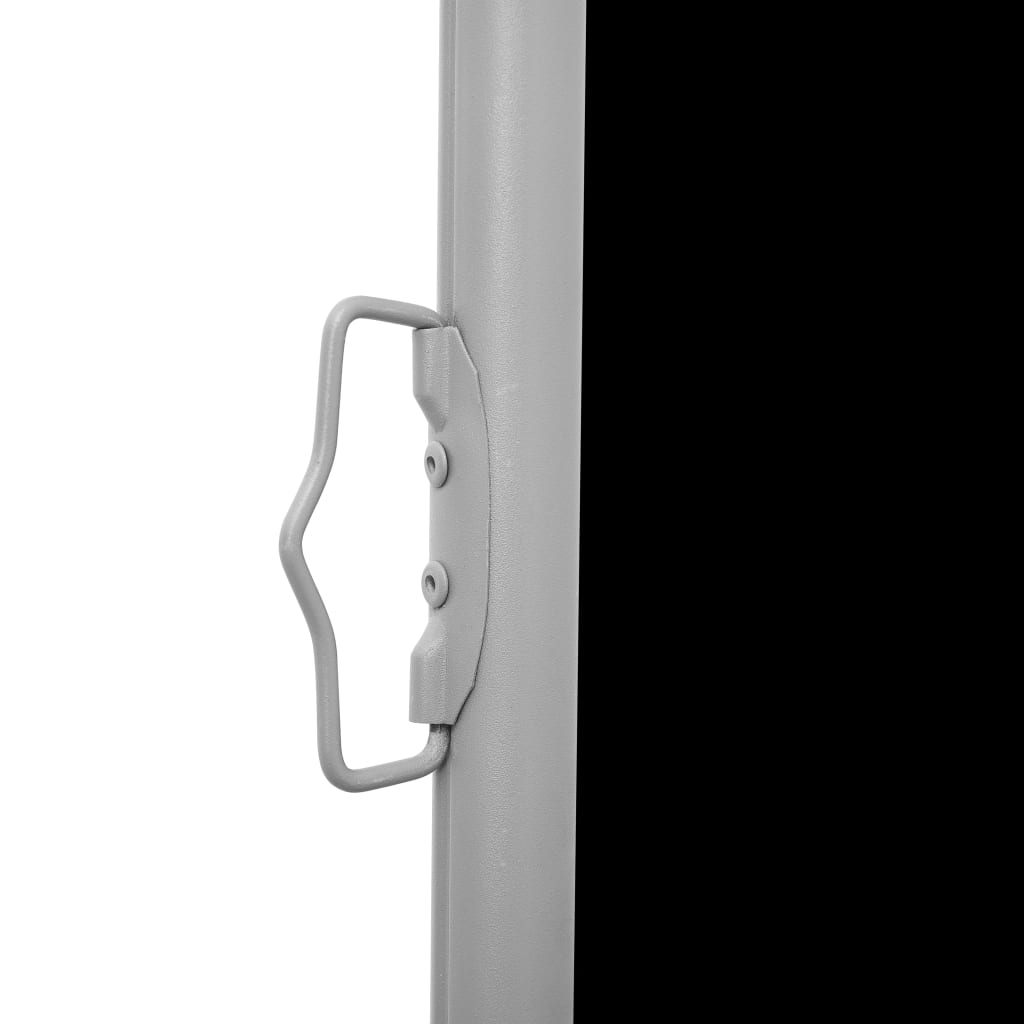 NNEVL Retractable Side Awning Black 140x600 cm-4