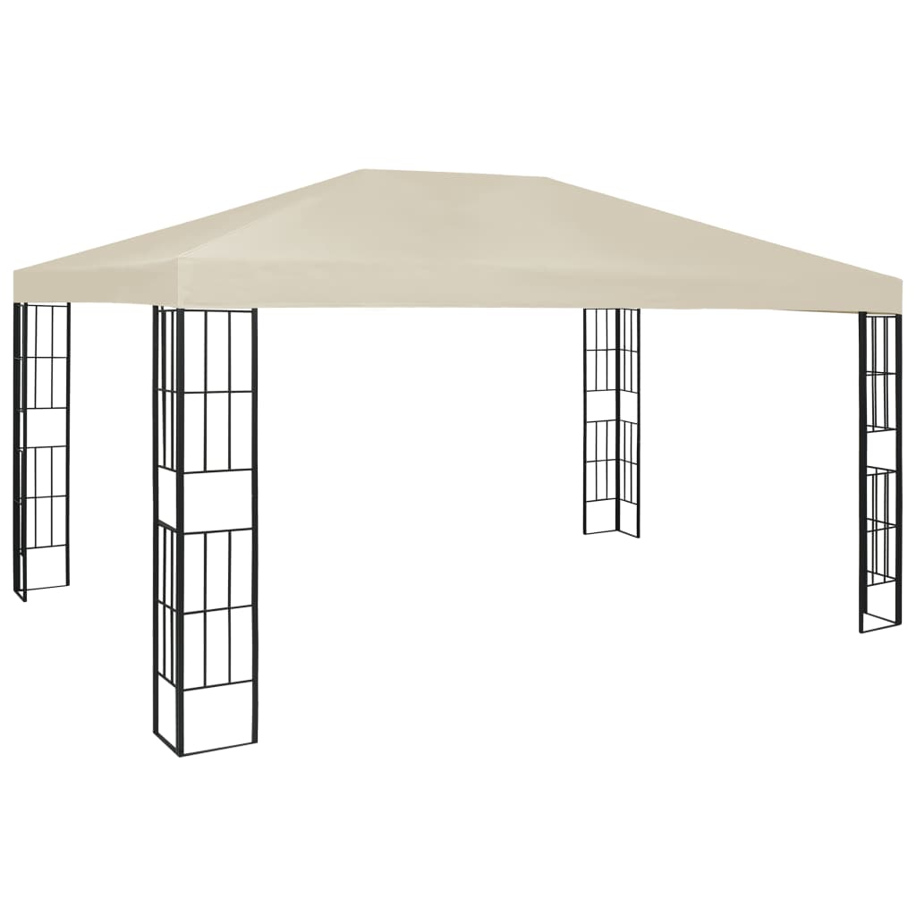NNEVL Gazebo 3x4 m Cream-0
