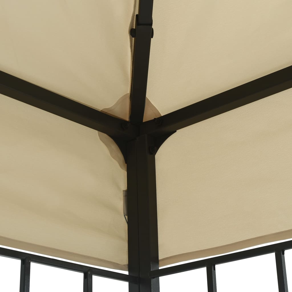 NNEVL Gazebo 3x4 m Cream-4