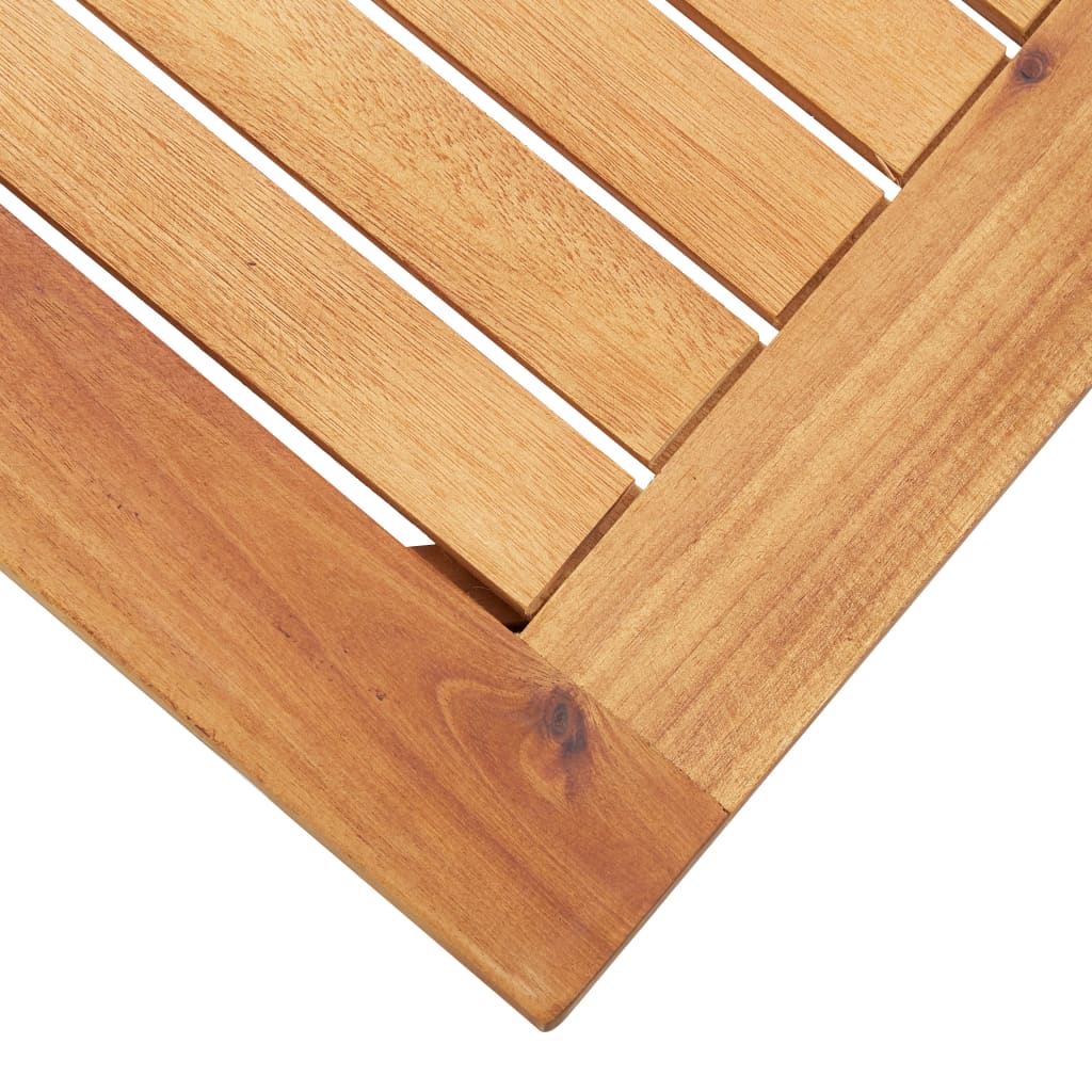 NNEVL Garden Coffee Table 60x60x36 cm Solid Acacia Wood-3