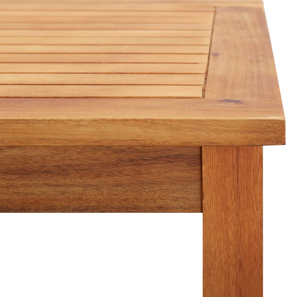 NNEVL Garden Coffee Table 60x60x36 cm Solid Acacia Wood-4