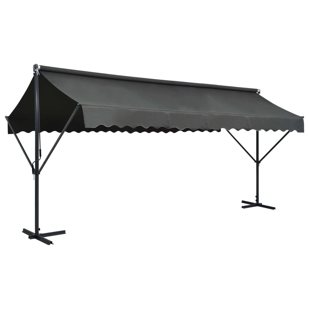 NNEVL Free Standing Awning 500x300 cm Anthracite-0