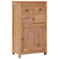NNEVL Sideboard 50x30x90 cm Solid Teak Wood-0