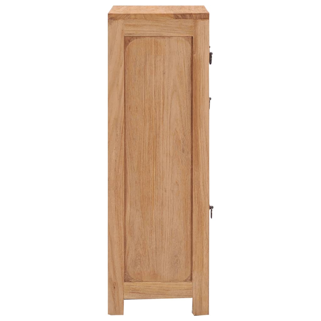NNEVL Sideboard 50x30x90 cm Solid Teak Wood-3