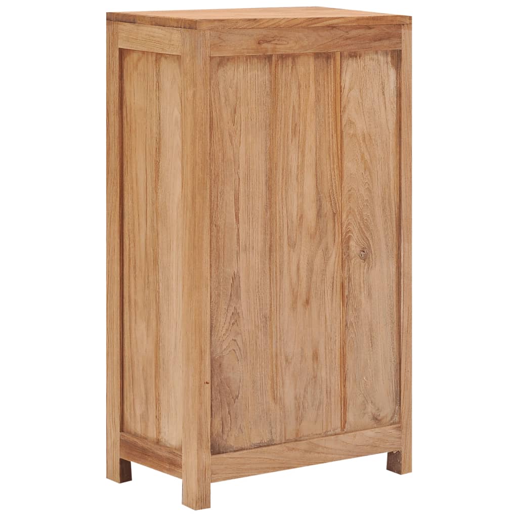 NNEVL Sideboard 50x30x90 cm Solid Teak Wood-4