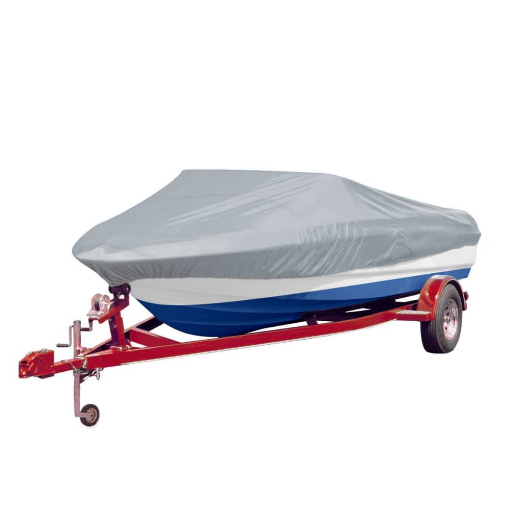 NNEVL Boat Covers 2 pcs Grey Length 610-671 cm Width 254 cm-1