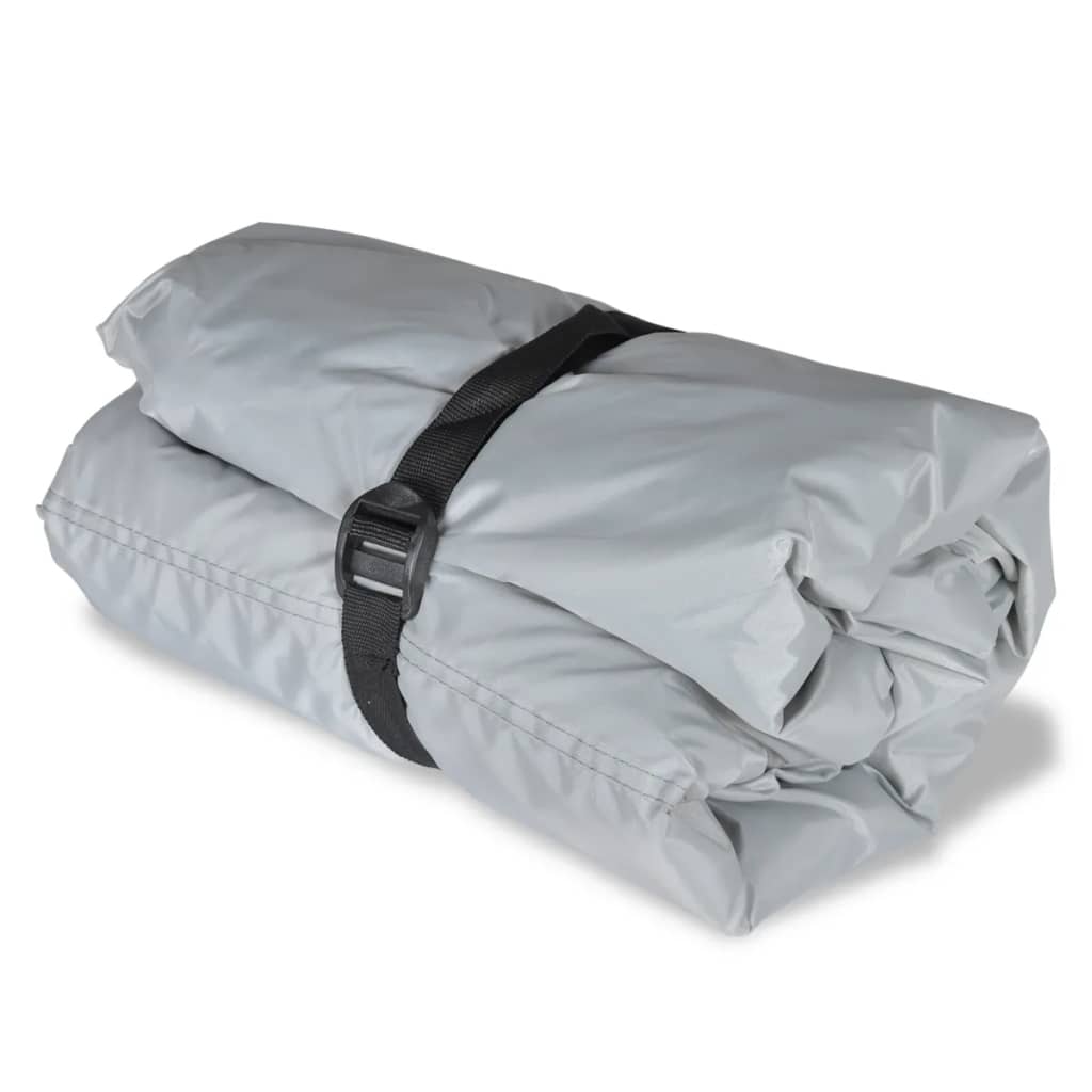NNEVL Boat Covers 2 pcs Grey Length 610-671 cm Width 254 cm-4