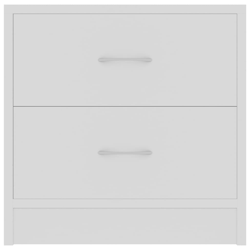 NNEVL Bedside Cabinets 2 pcs White 40x30x40 cm Chipboard-4
