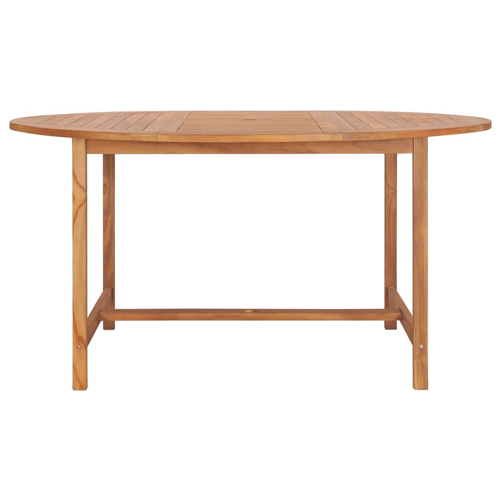 NNEVL Garden Table Anthracite 126x76x72 cm Plastic-0