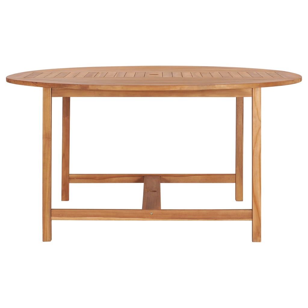 NNEVL Garden Table Anthracite 126x76x72 cm Plastic-1