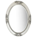 NNEVL Wall Mirror Baroque Style 50x70 cm Silver-0