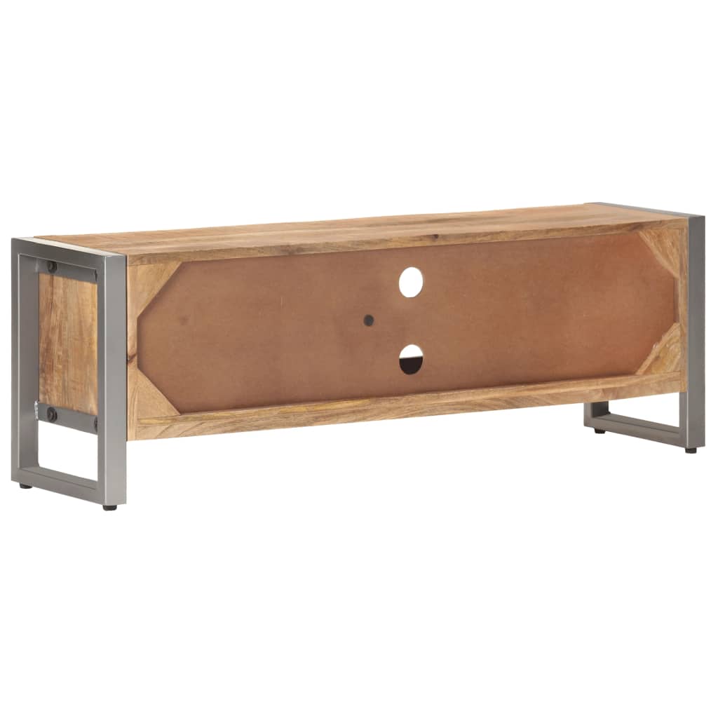 NNEVL TV Cabinet 120x30x40 cm Rough Mango Wood-4