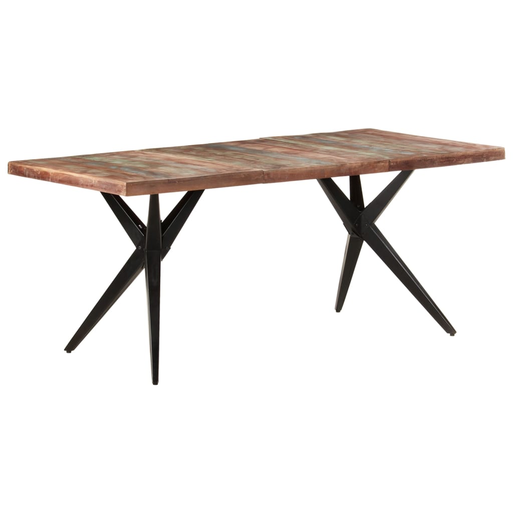 NNEVL Dining Table 180x90x76 cm Solid Reclaimed Wood-0
